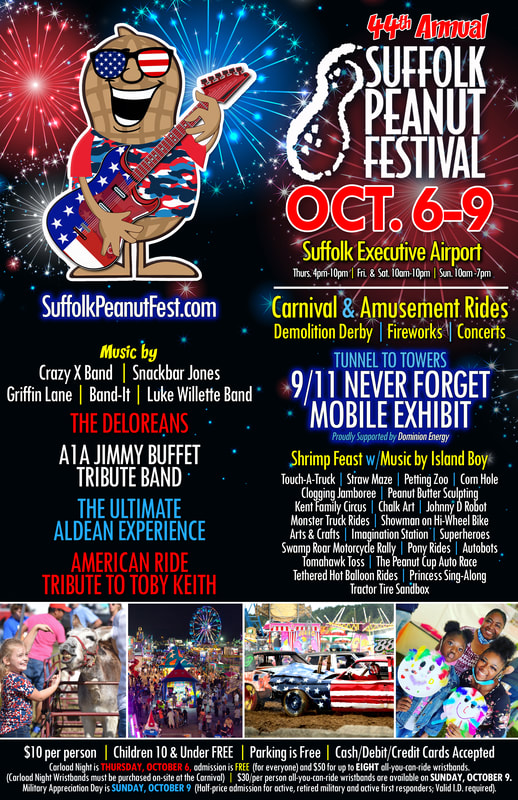 Festival Posters Suffolk, Virginia Peanut Fest